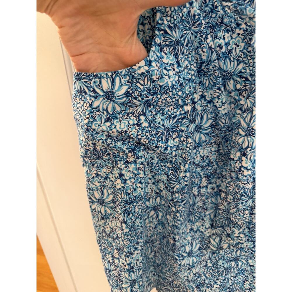 Lilly Pulitzer Gulianna Stretch Cotton Shift Dress size 14 Pockets EUC - Picture 11 of 13